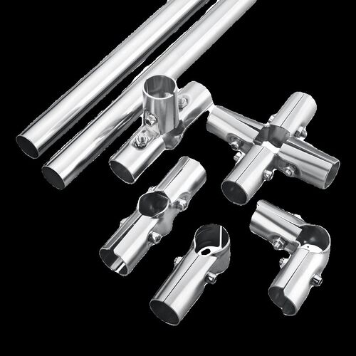 不锈钢管连接件固定件19mm25mm32mm晾衣架配件圆管紧固件接头弯头