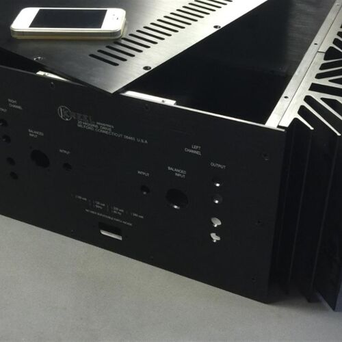 KRELL-250铝机箱可装KSA-100电路铝合金机箱 甲类纯后级大甲机箱