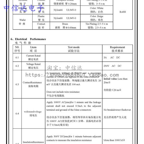 XA2.5连接器 接插件 XA端子 XA系列/2.5mm间距/镀锡/AWG#28-22