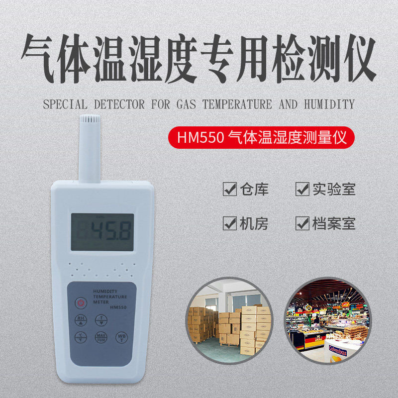 HM580气体专用温湿度计HM550 工业级 高精度测量仪湿球露点仪