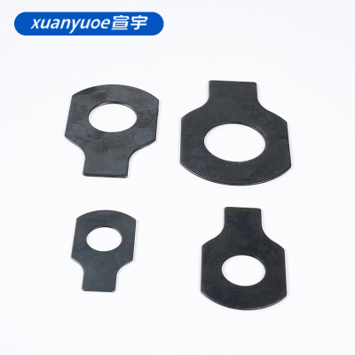GB854发黑镀锌单耳止动垫圈止退垫片锁紧片国标4568-48