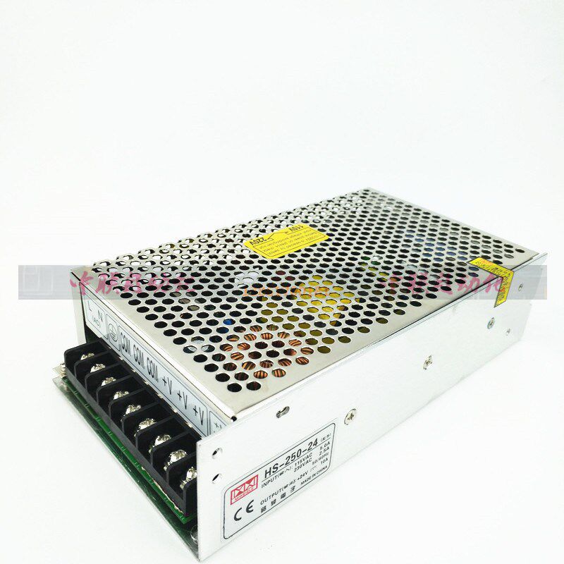 明伟HS-100/120/150/250W/500W小体积MS开关电源12V24V48V变压器