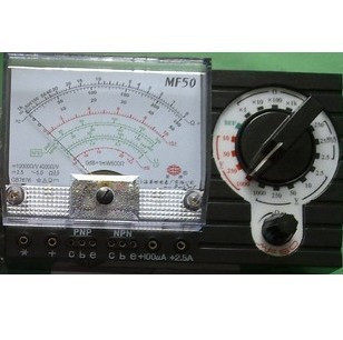 原装正品 上海四厂(星牌)MF-50指针式万用表