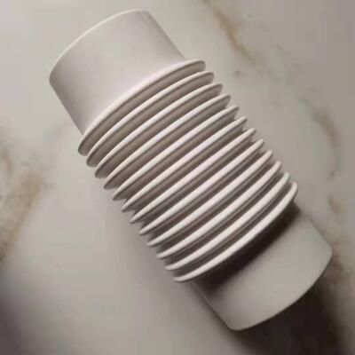 内径110/160/200/mm橡胶波纹伸缩软管PVC管道 排水软接头 耐酸碱