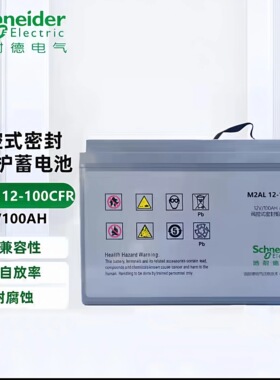 施耐德蓄电池M2AL-12V100AH65AH150AH200AH铅酸UPS电源EPS正品