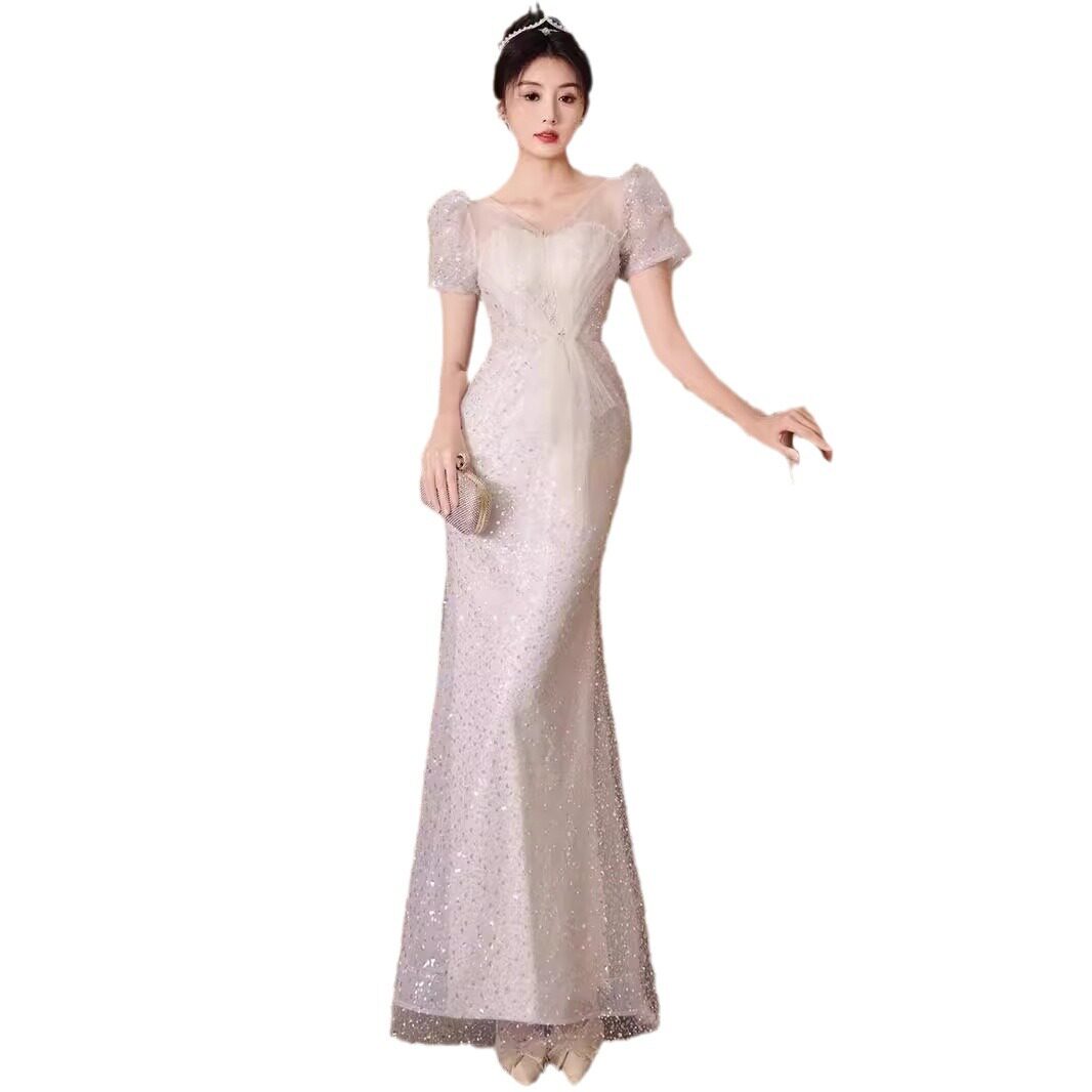 2026新款鱼尾晚礼服裙女20婚纱