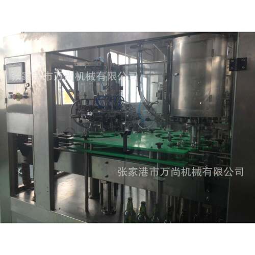 厂家供应全自动玻璃瓶啤酒灌装机碳酸饮料灌装机设备
