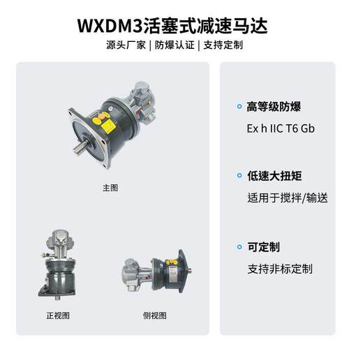 WX卧D马M3J齿L活塞式轮速达立式式蜗轮蜗杆行星式防爆大237扭矩