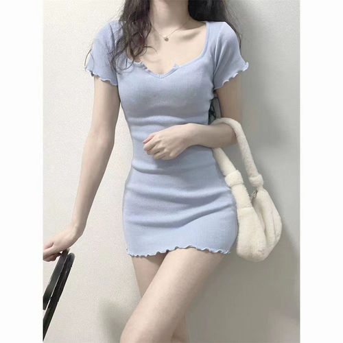 夏季新款美拉德裙子木耳