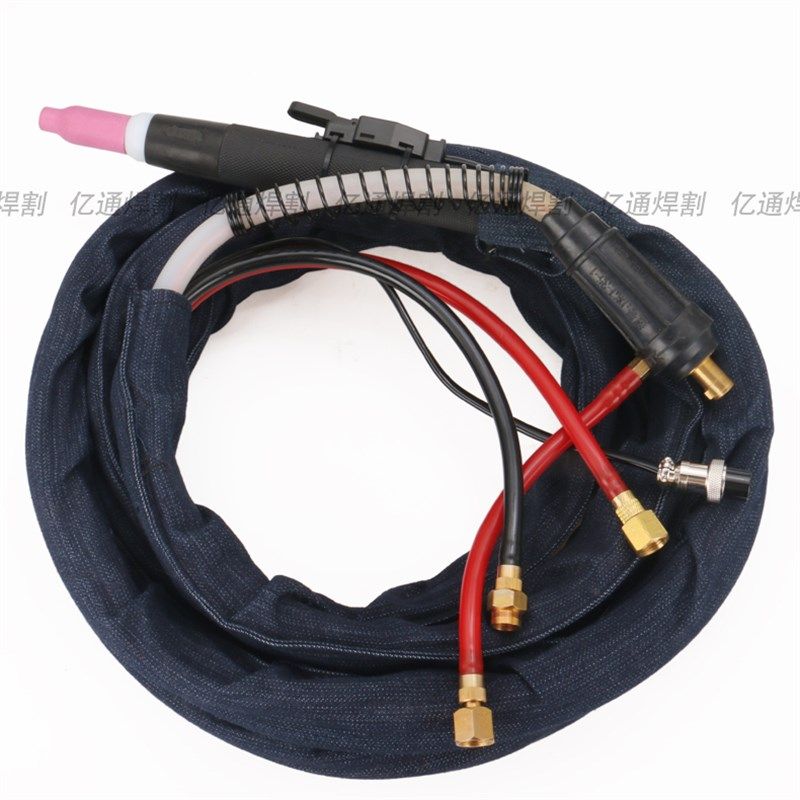 WP-18P直柄水冷氩弧焊枪 DKJ-35/50/70快插式数控焊接用焊线枪把