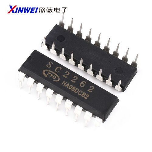 SC/PT2262/2272-M4/L4/T4M6无线遥控发射接收解码器芯片DIP18直插