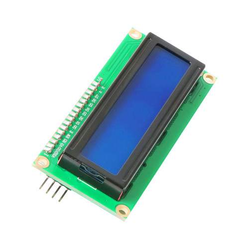 优质LCD1602液晶显示屏模块蓝屏IIC/I2C接口转接板串行1602A-5V