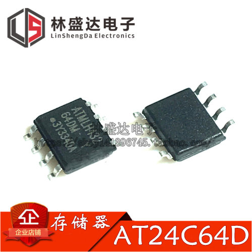 进口全新原装 AT24C64 AT24C64D-SSHM-T 64DM 贴片SOP8 储存器