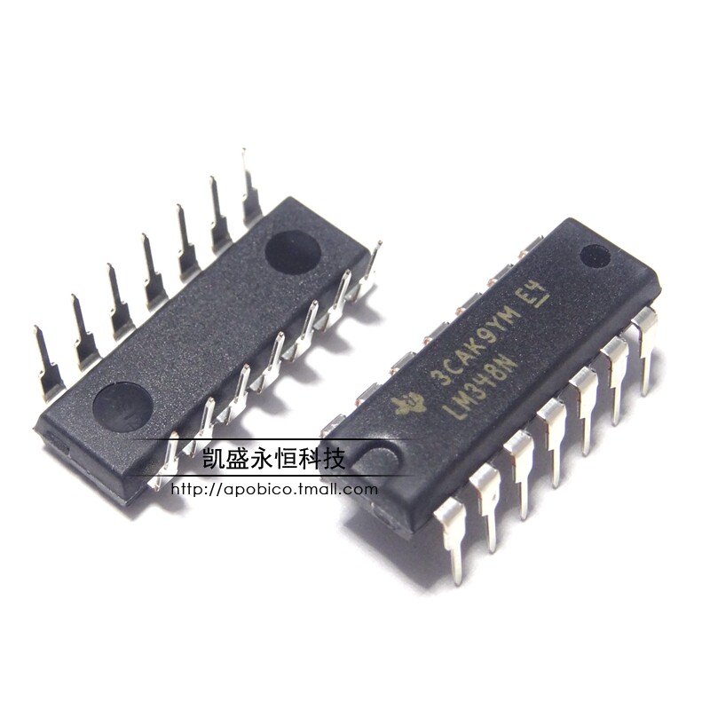 直插 LM348N DIP-14 仪表 线性 运算放大器 缓冲器 TI德州