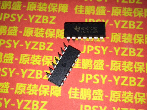全新原装进口 74HC14 DIP14 SN74HC14N 六路施密特触发