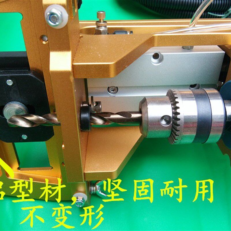 雕刻机手提板式家具侧孔机三合一打孔机气动电钻侧孔器气动打孔器