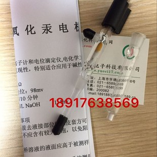 R502汞-氧化汞电极/玻璃氧化汞参比电极/电化学工作站电极
