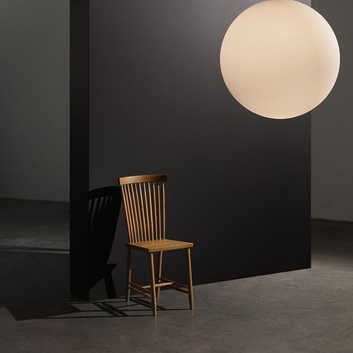 瑞典Design House Stockholm北欧椅子实木餐椅家用靠背椅温莎椅