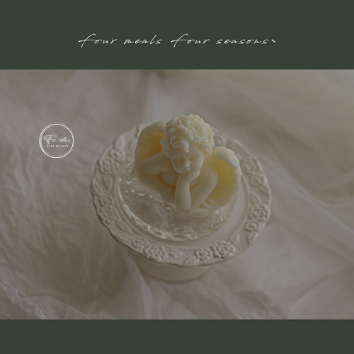 《上上签》fourmeals自制天使香薰蜡烛摆件ins风创意生日伴手礼物