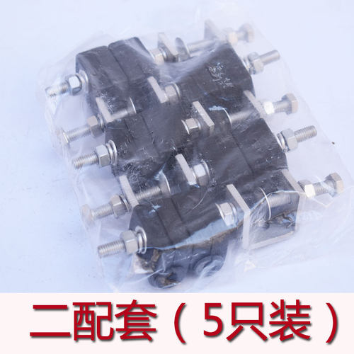 不锈钢304电缆固定夹方钢U型C型钢老虎卡CABLE CLAMP皮套电线卡子