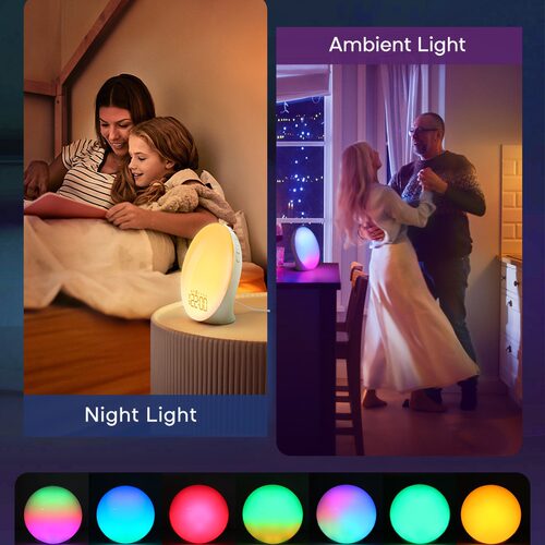 Sunrise Alarm Clock Wake Up Light Night-light
