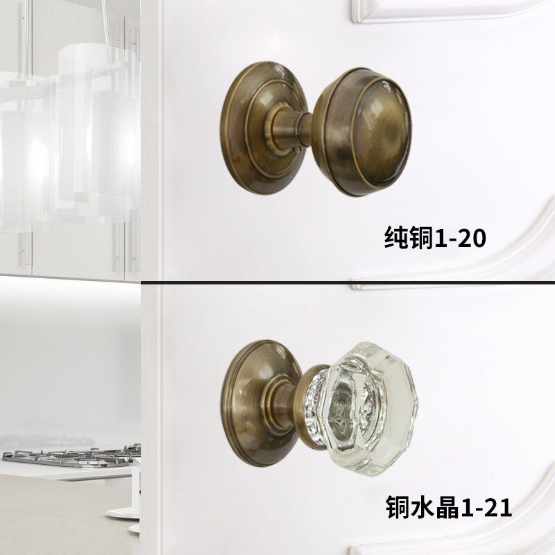 纯铜暗门隐形门拉手暗单面锁欧式美式田园明装背景门木门拉手