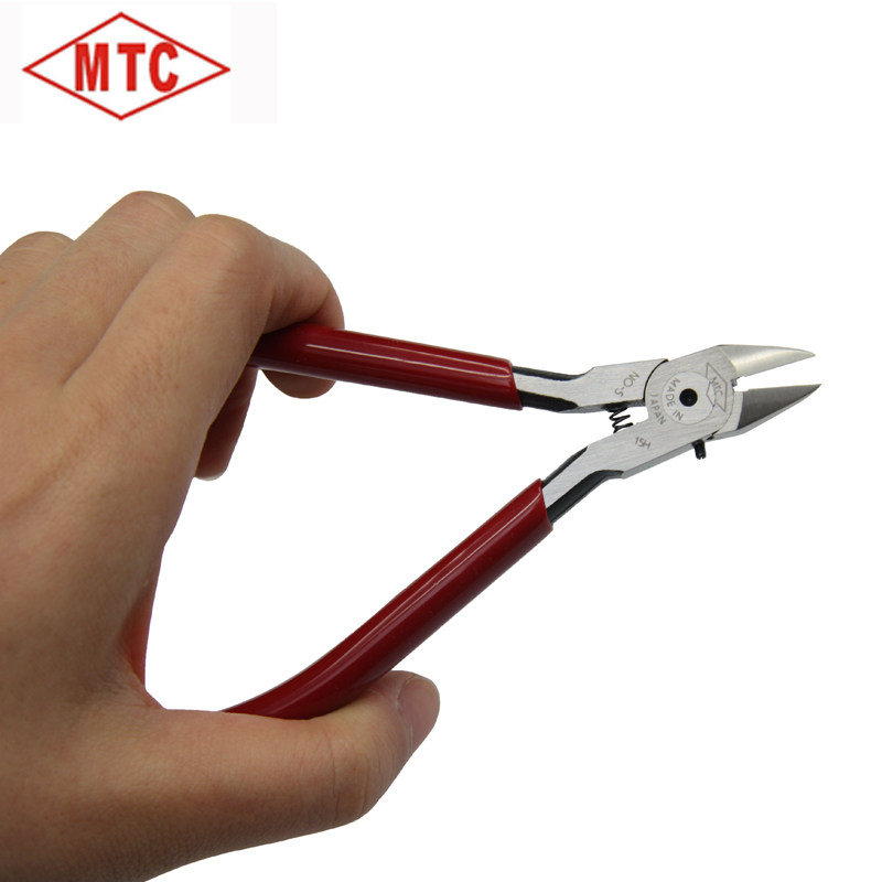 日本MTC原装进口斜口钳斜嘴钳水口钳小剪钳模型剪塑料剪刀 MTC-5