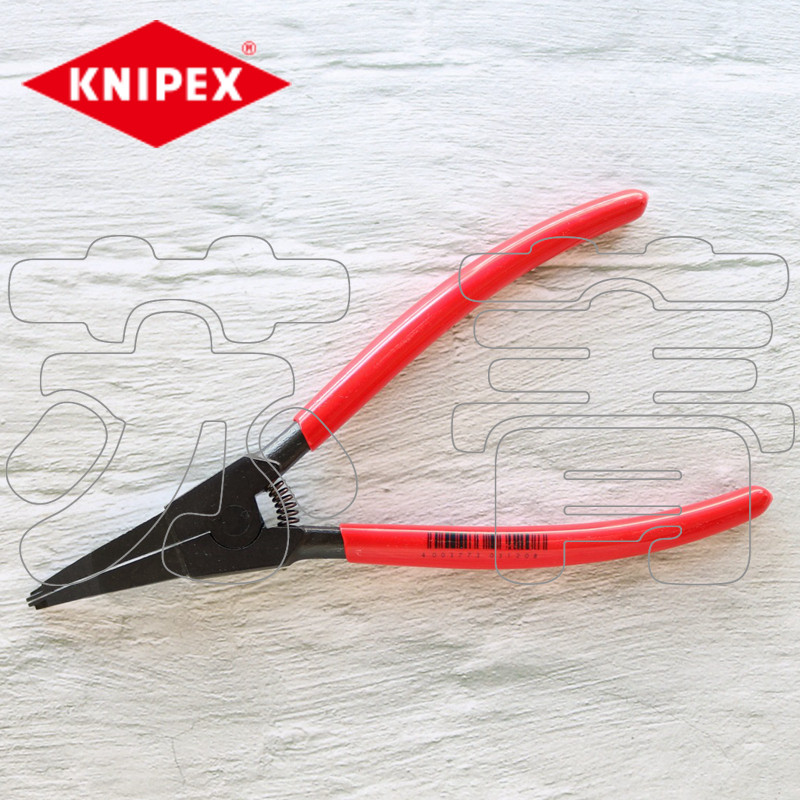 德国原装进口凯尼派克KNIPEX无孔轴用卡簧钳4521200/45 21 200