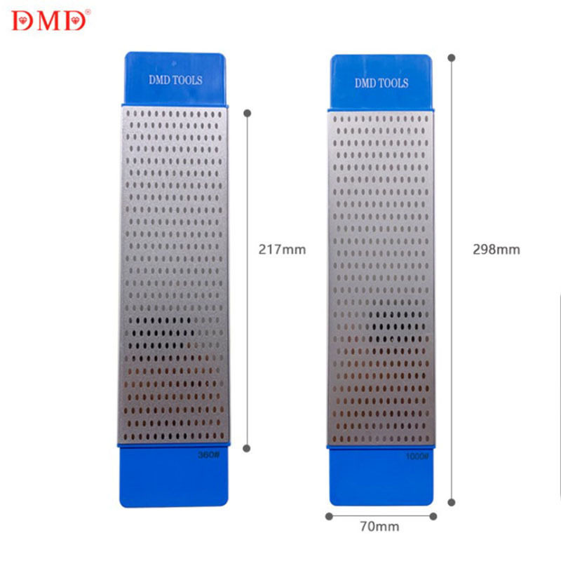 DMD户外双面金刚石速滑冰刀磨刀石磨刀器360目/1000目加长版订制