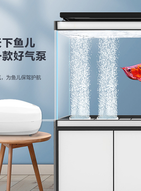 养鱼氧气泵小型鱼缸增氧泵家用大功率卖鱼鱼池水族爆氧充氧机打氧