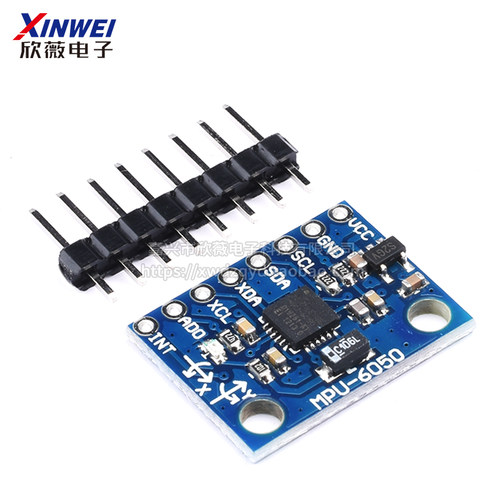 MPU-6050模块 三轴加速度 陀螺仪6DOF模块 有代码原理图 GY-521
