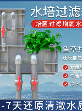 鱼缸水培过滤盒鱼池新款外置循环生态滤箱锦鲤池外系统水族养花