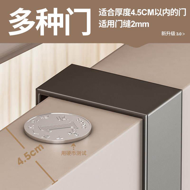 门后挂免加打孔挂衣架衣卧室钩挂门长挂架帽子收纳BL-21324壁挂式