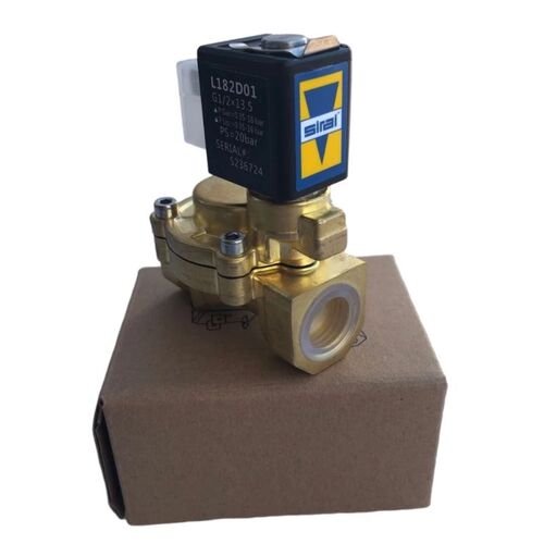 新款SIRAI意大利犀利电磁阀L182B01-ZB10A常闭二位二通AC230V 1/2