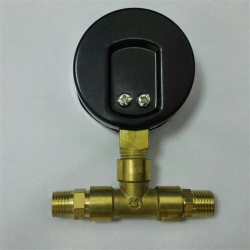 压力表加三通 Y-60 0-10bar 0-150psi 60mm 2分三通加外丝G1/4