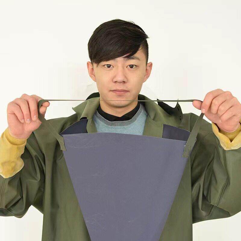 全加厚下裤连身雨裤防水衣服106雨裤藕抓鱼服全封闭水雨衣水挖叉