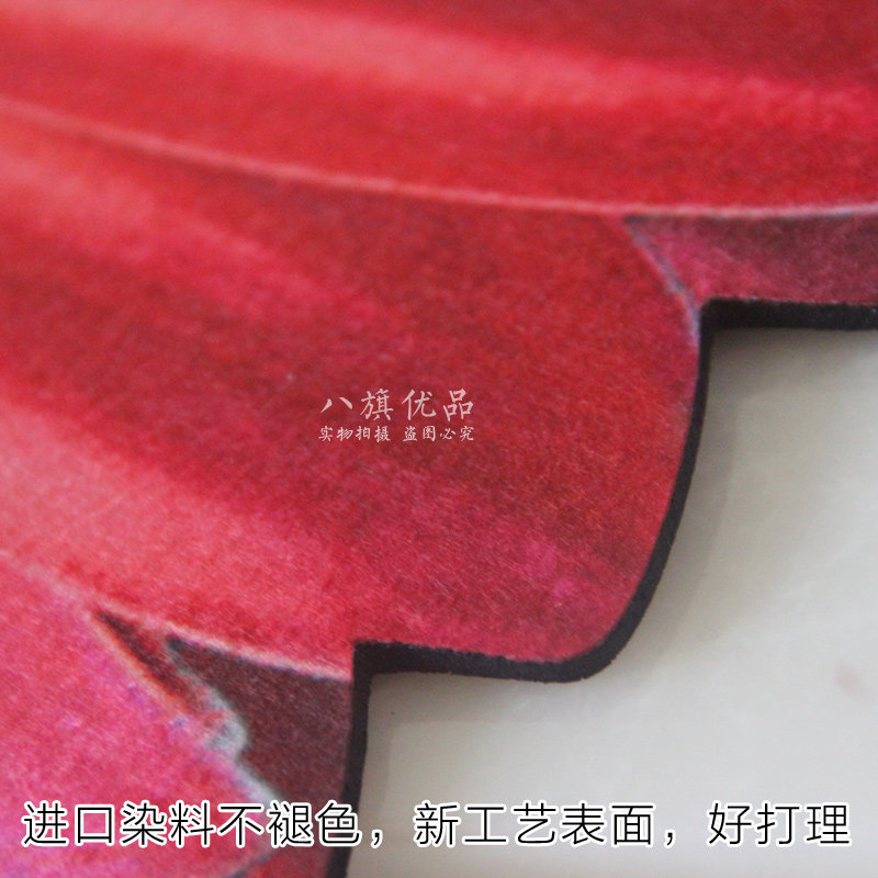 新款3D立体花型橡胶进门垫好打理地垫防滑耐磨防潮半圆家用装饰垫