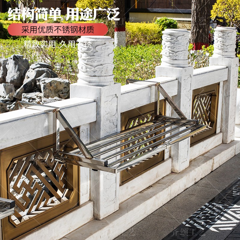 不锈钢阳台悬挂花架子多肉花盆架窗台扩展架户外庭院植物摆放托架