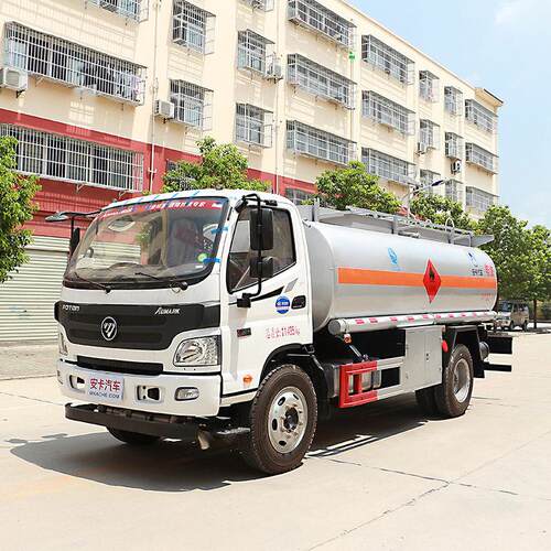 福田6方不锈钢体石油运输车 油车 降低油耗成本 能节省工时