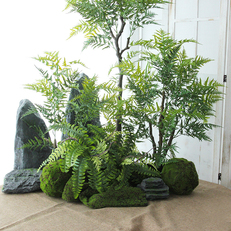 仿真蕨树厥类绿植热带雨林森系假植物角橱窗陈列造景大号落地摆件