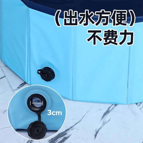 狗狗洗澡盆猫咪洗澡池洗狗神器大型犬柯基专用可折叠浴缸宠物浴盆
