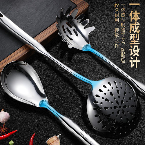 厨具套装全套家用锅铲炒菜铲子勺子厨房用品大全不锈钢炊具七件套