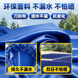 户外帆布鱼池水产养殖防水布防晒防雨专用养鱼耐磨刀刮布加厚篷布