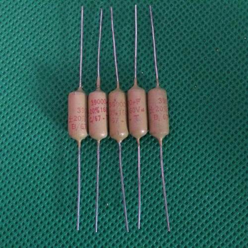 全新美国 西电 Western 0.039UF 160V 发烧轴向耦合无极电容