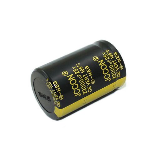 25v22000uf  25v JCCON黑金 音响功放电源铝电解电容 30x45