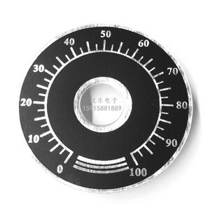 圆刻度盘 旋钮数字角度显示 数字刻度盘 40mm刻度片 电位器刻度盘
