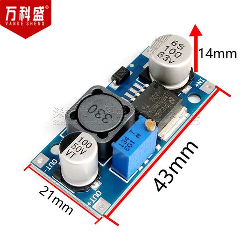 48V可调降压模块DC-LM2596HVS 输入4.5-50v 车载稳压电源