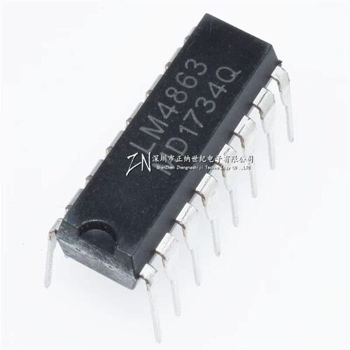 全新 LM4863D LM4863N LM4863P 直插 DIP16 双声道音频功率放大器