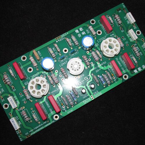 金牛12AX7+12SN7(6N8P)推300B2A3推挽电路板经典电路性能优良LG97