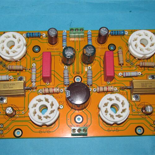 靓音的美国Dynaco 大力宝6V6 10W超线性推挽胆机PCB板立体声LG183